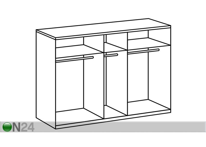 Шкаф платяной Neapel 225 cm увеличить