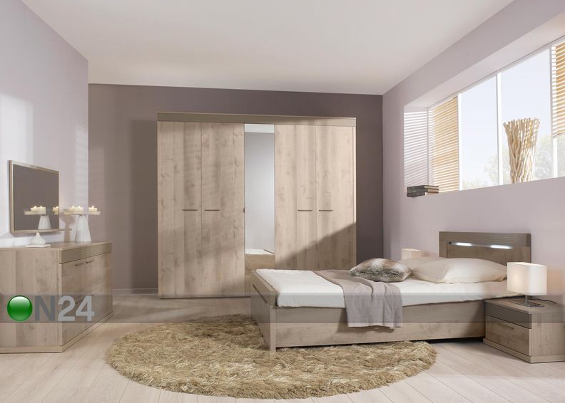 Шкаф платяной Perla oak с 5-ю дверьми увеличить