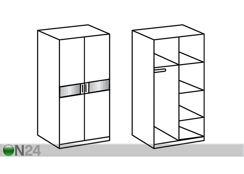 Шкаф платяной Potsdam увеличить