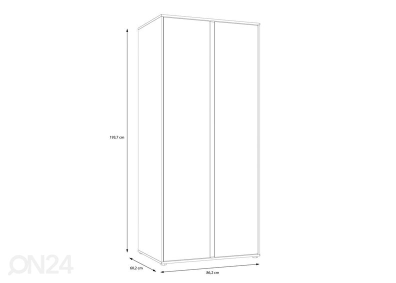 Шкаф платяной Tommy 86 cm увеличить