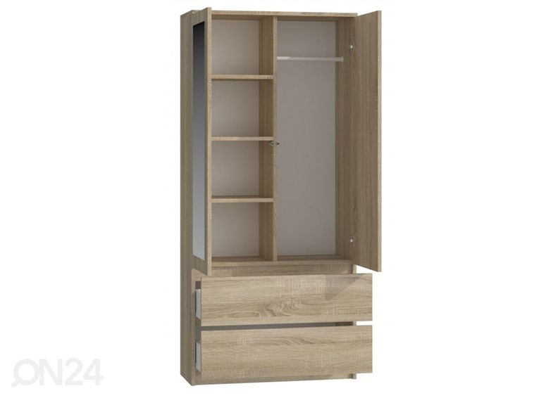 Шкаф платяной Trent 90 см, с зеркалом увеличить