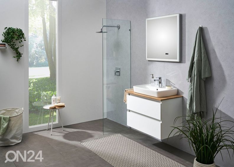 Шкаф под раковину + керамическая раковина 360 увеличить