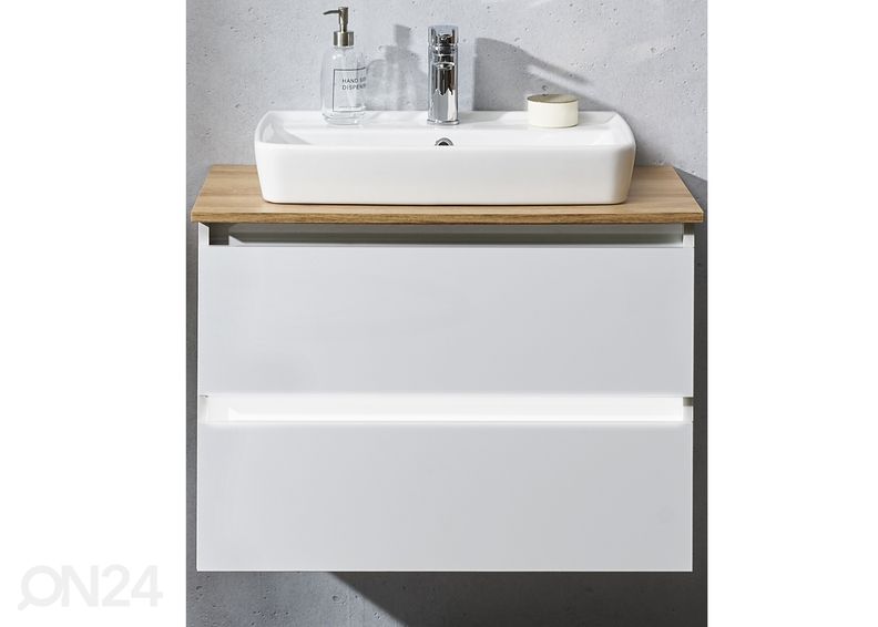 Шкаф под раковину + керамическая раковина 360 увеличить