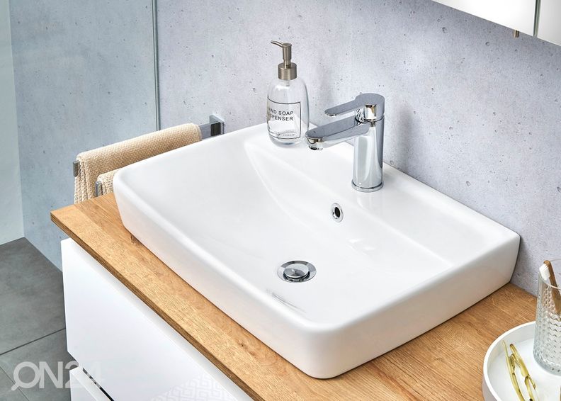 Шкаф под раковину + керамическая раковина 360 увеличить