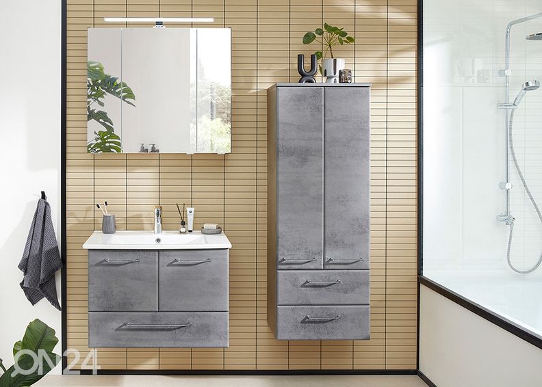 Шкаф под раковину + стеклянная раковина 945 h53x75x45 cm увеличить