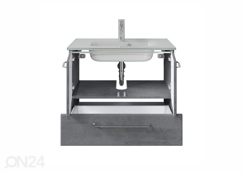 Шкаф под раковину + стеклянная раковина 945 h53x75x45 cm увеличить