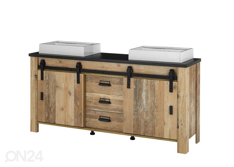 Шкаф под раковину + 2 раковины Sherwood увеличить