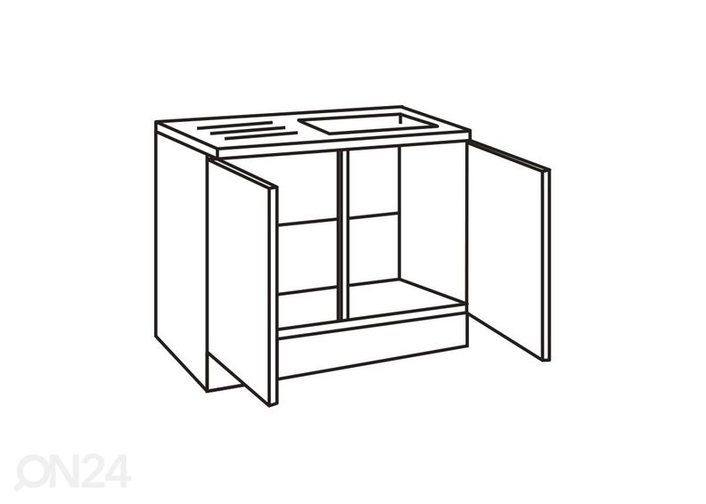 Шкаф под раковину Zamora 100 cm увеличить
