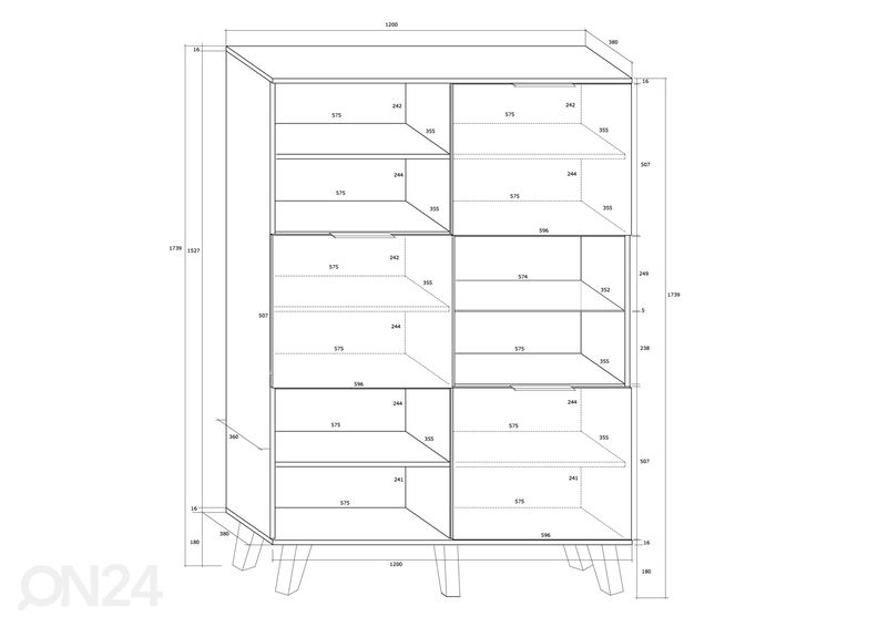 Шкаф-полка Kilty 120 cm увеличить