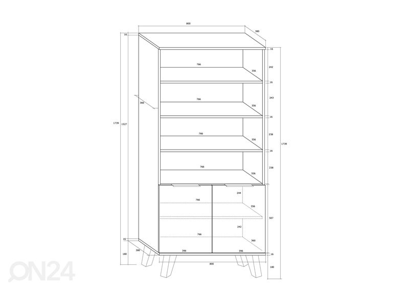 Шкаф-полка Kilty 80 cm увеличить