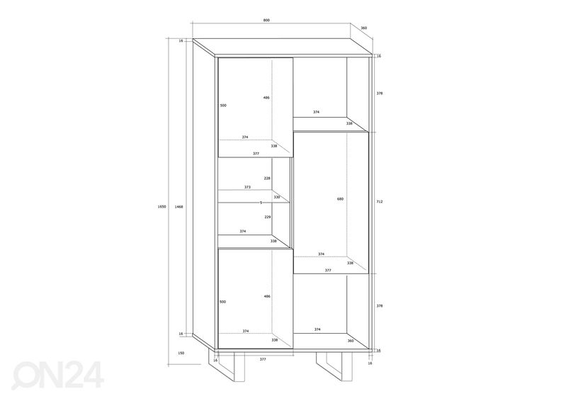 Шкаф-полка Rossca 80 cm увеличить