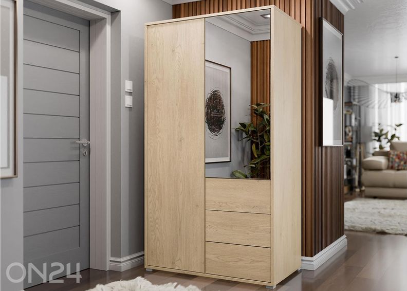 Шкаф с зеркалом Gesita 100 см увеличить