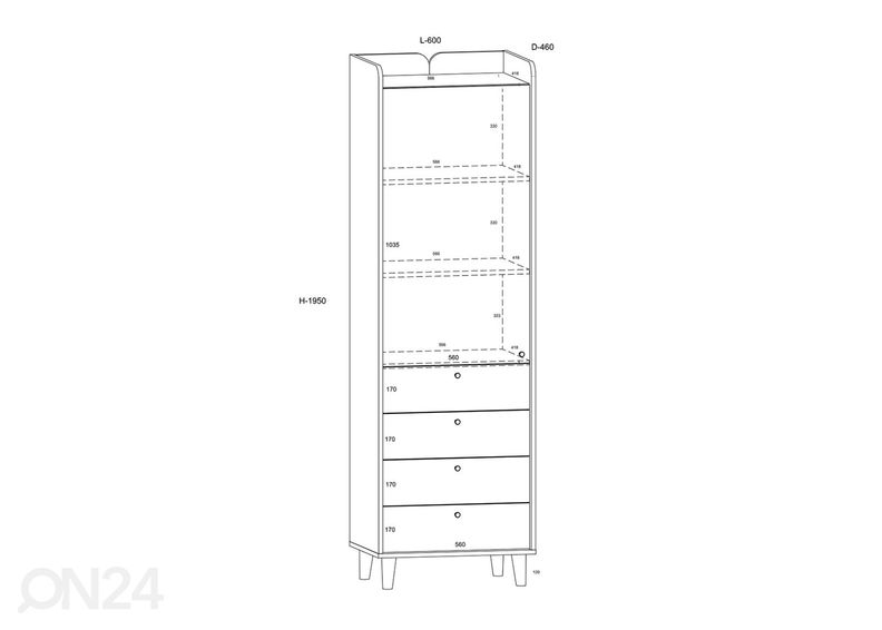 Шкаф увеличить