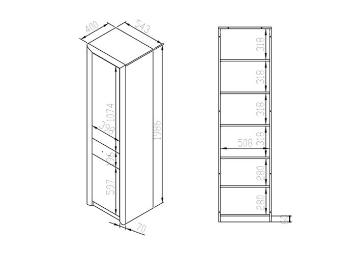Шкаф увеличить