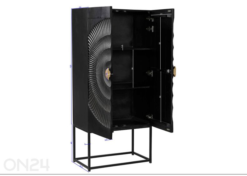 Шкаф Black Smooth 75 см увеличить