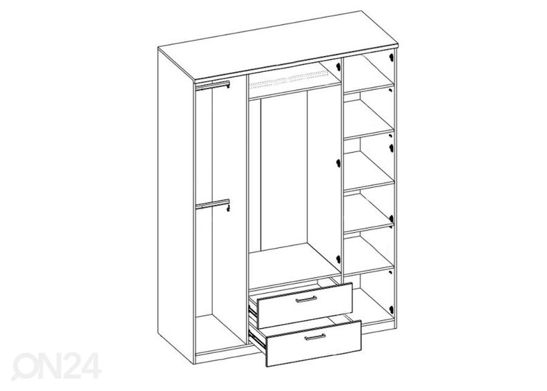 Шкаф Doorset 150 см увеличить