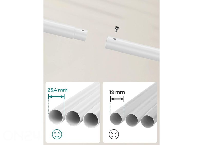 Штанга на колесах, белая увеличить