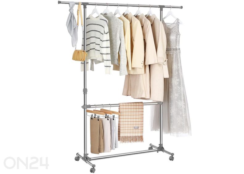 Штанга на колесах, серебристая увеличить