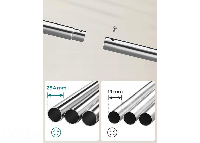 Штанга на колесах, хром увеличить