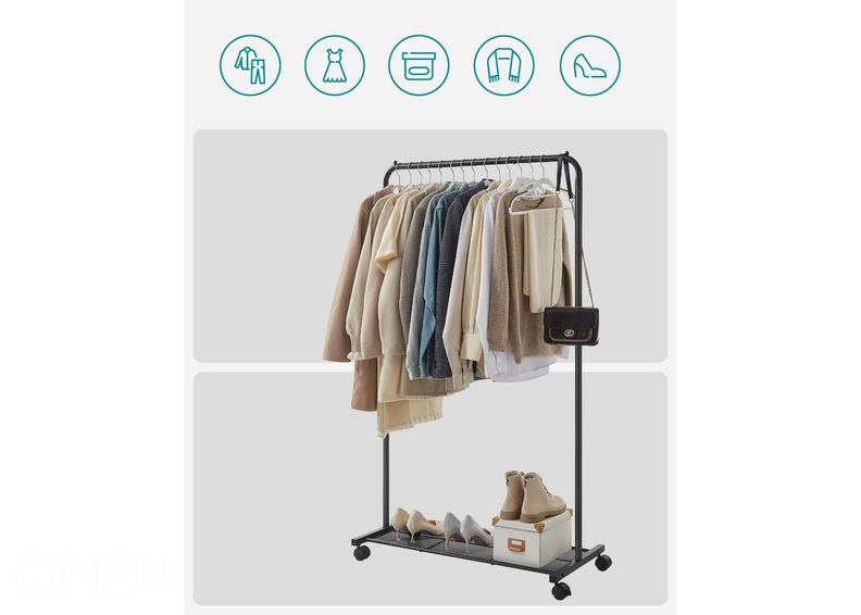 Штанга на колесах, черная увеличить