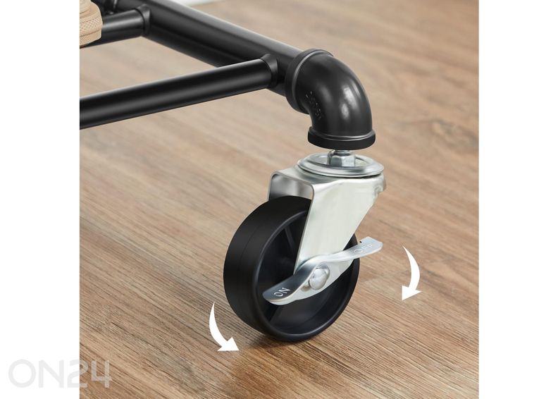 Штанга на колесах, черная увеличить