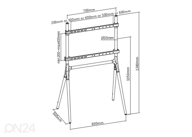 Штатив для телевизора Amalfi увеличить