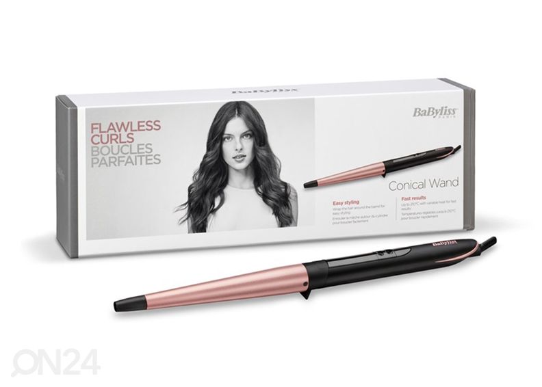 Щипцы для завивки конусные Babyliss, кварц-керамическое покрытие увеличить