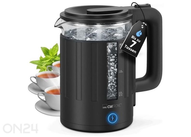 Электрический чайник Clatronic WK 3837 G, 1,7 л увеличить
