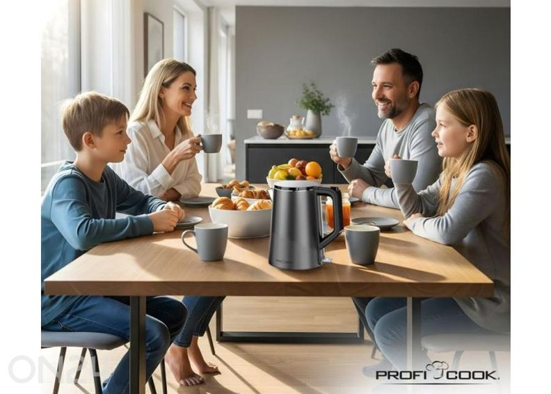 Электрический чайник ProfiCook 1,5 л PCWK1290, графитовый увеличить