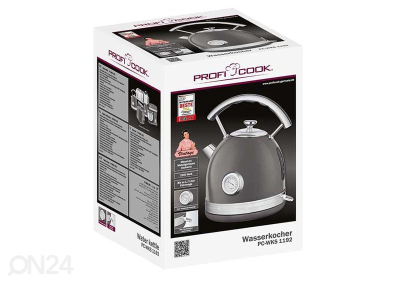 Электрический чайник ProfiCook 1,7 л PCWKS1192A увеличить