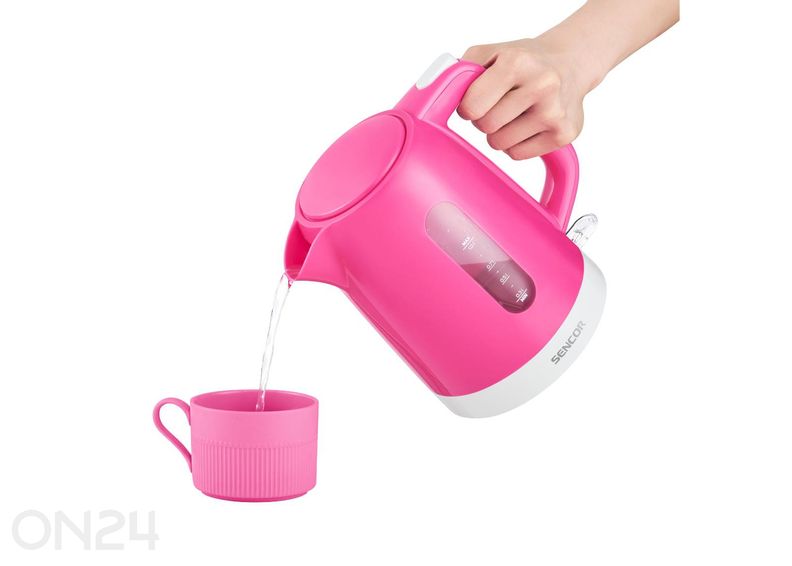 Электрический чайник Sencor 1 L SWK1028RS, розовый увеличить