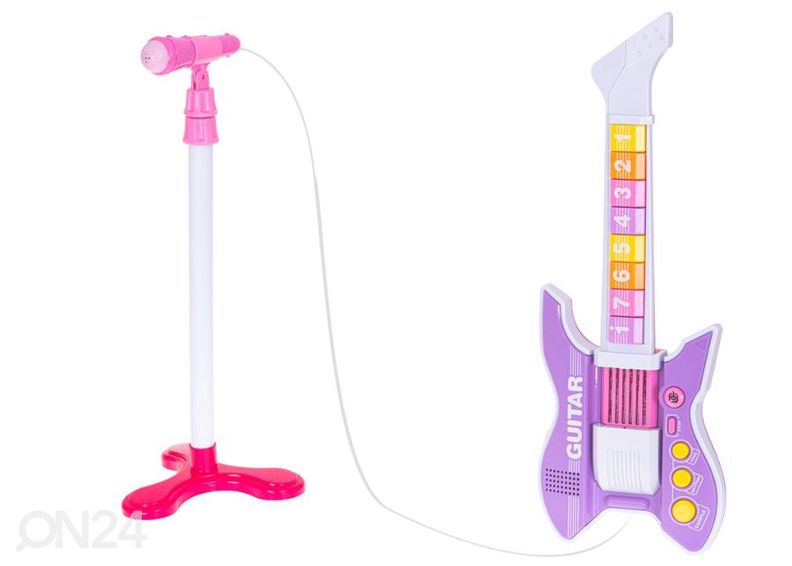 Электрогитара и микрофон увеличить