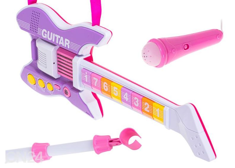 Электрогитара и микрофон увеличить