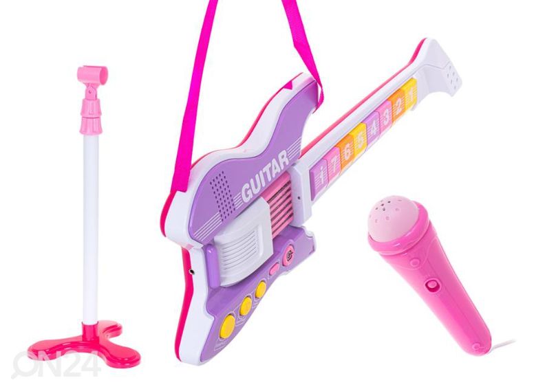 Электрогитара и микрофон увеличить