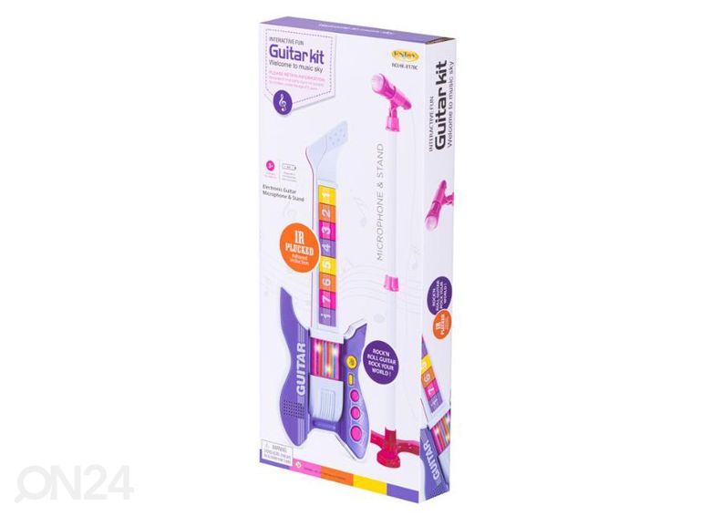 Электрогитара и микрофон увеличить