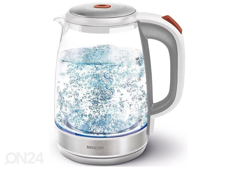 Электрочайник со стеклянным корпусом Sencor SWK20A80GY увеличить