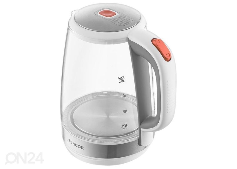 Электрочайник со стеклянным корпусом Sencor SWK20A80GY увеличить