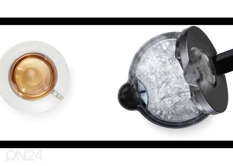 Электрочайник Bosch Styline TWK8613P, черный увеличить