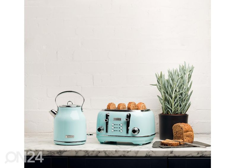 Электрочайник Haden Heritage 1,7 л, бирюзовый увеличить