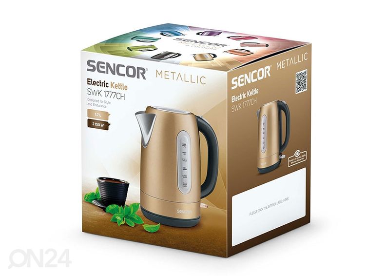 Электрочайник Sencor Metallic 1,7 L увеличить
