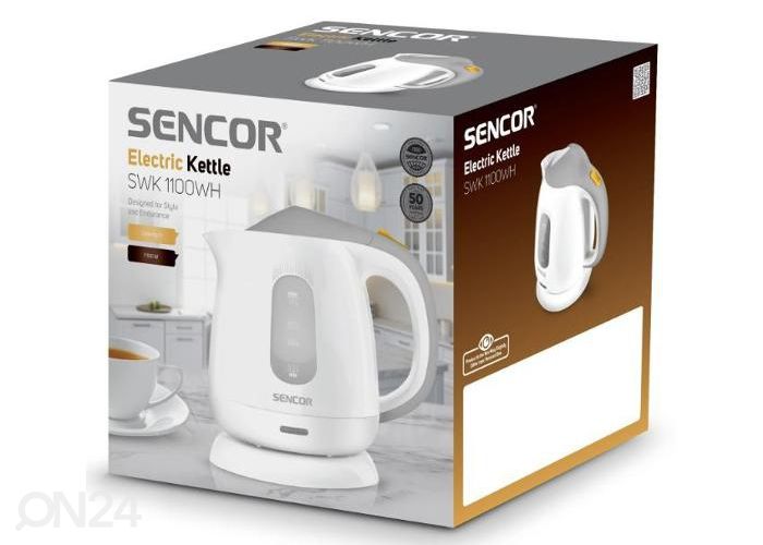 Электрочайник Sencor SWK1100WH, белый увеличить