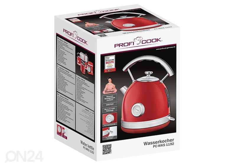 Электро- чайник ProfiCook 1,7 л увеличить