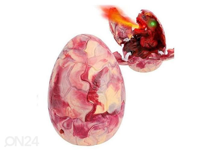 Яйцо динозавра дышет огнем увеличить