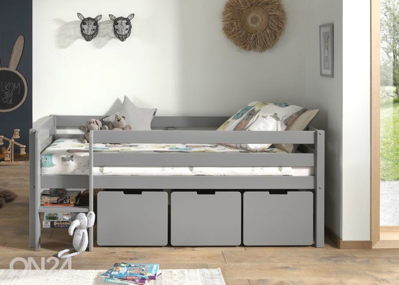 Ящики кроватные Pino 3 шт, серый увеличить