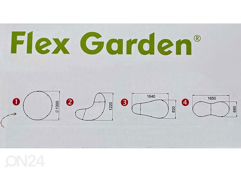 Ящик для грядки Flex Garden 130x42 см увеличить