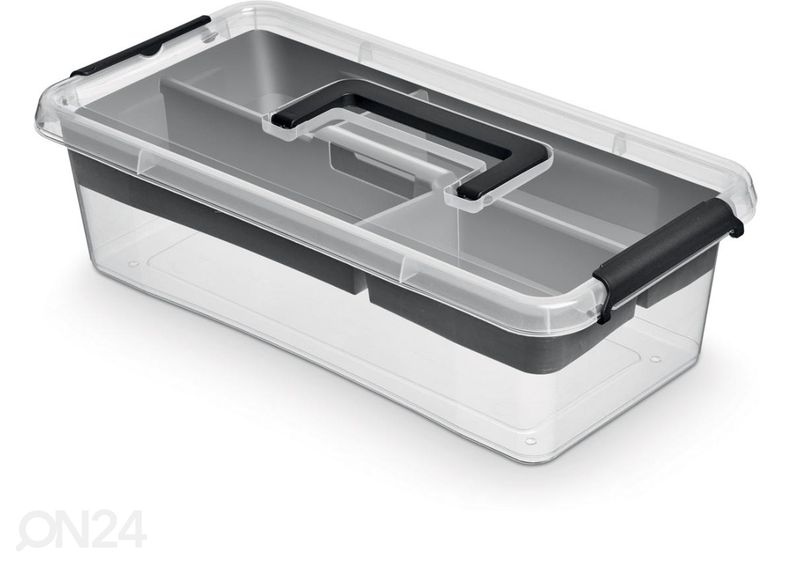 Ящик для хранения с органайзером 6 л, 20х40х11 см увеличить