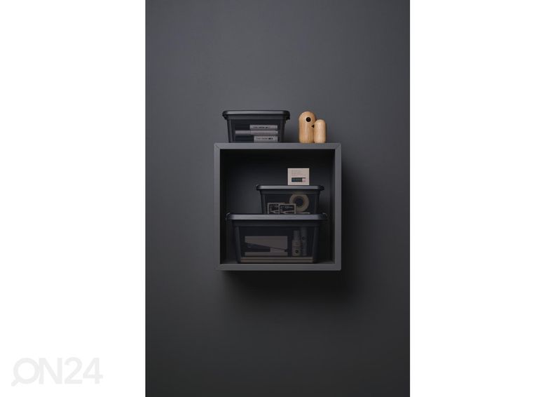 Ящик для хранения BaseStore 3 л, 19x28xh9 см серый увеличить