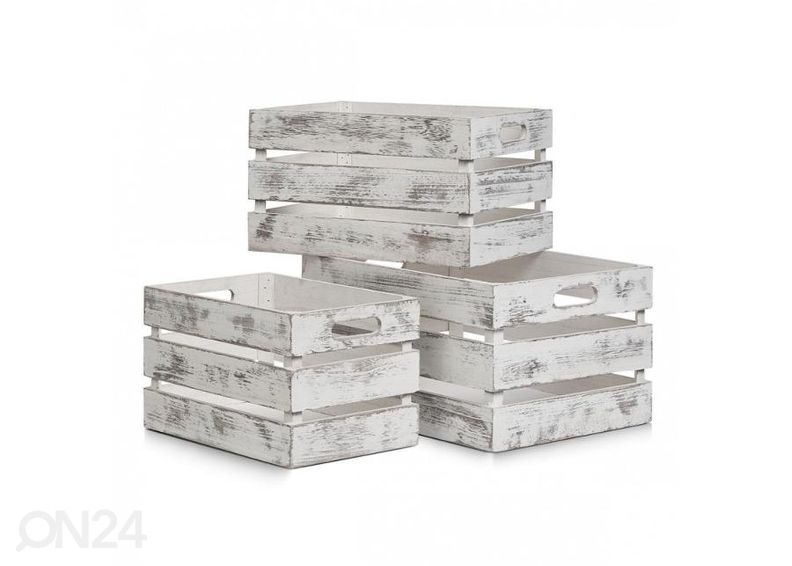 Ящик для хранения Vintage белый увеличить