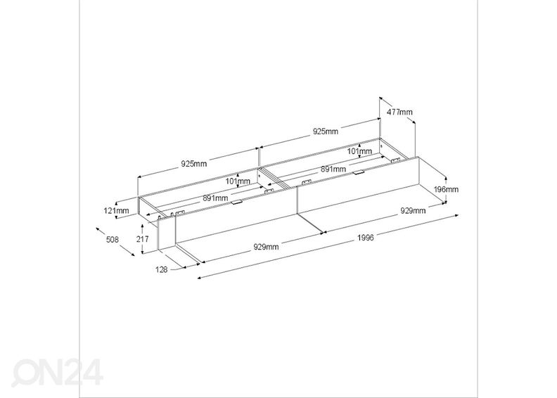 Ящик кроватный Bridge увеличить