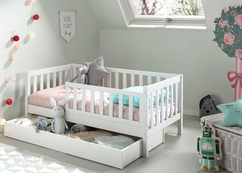 Ящик кроватный Toddler, белый увеличить